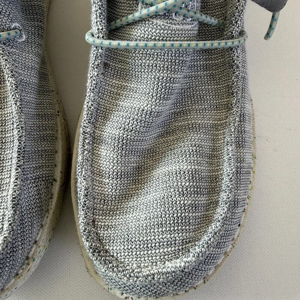 Heydude Wendy Stretch Pearl River Gray Casual Shoes, Women's Size 7, Slip-On